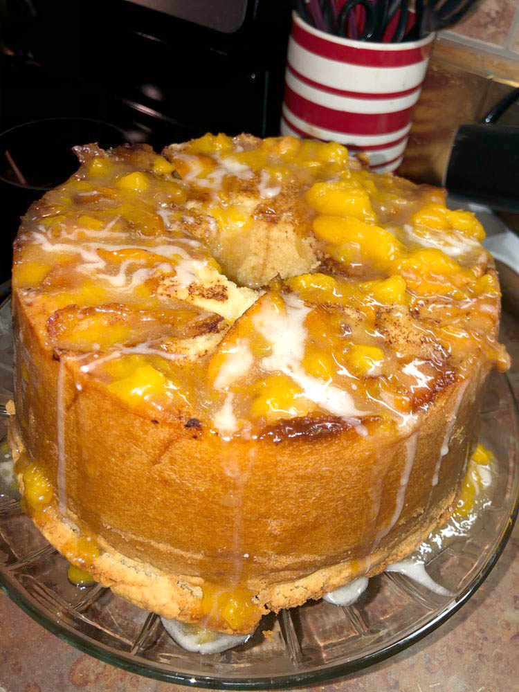 Peach Cobbler Pound Cake – HOVERLAKE Recipe