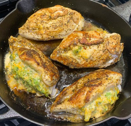 Cheesy Broccoli Stuffed Chicken Breasts Hoverlake Recipe