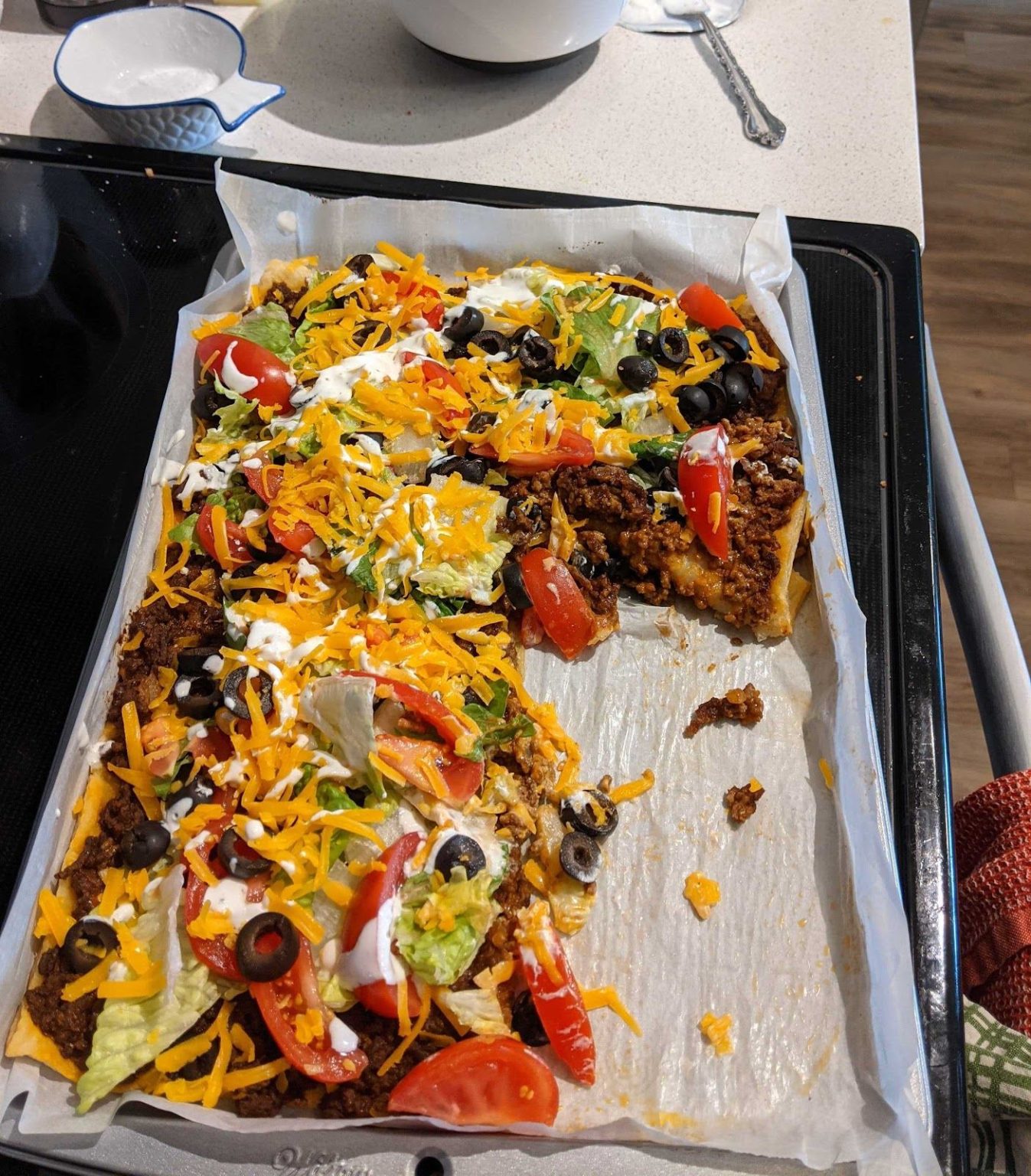 Sheet Pan Taco Bake HOVERLAKE Recipe