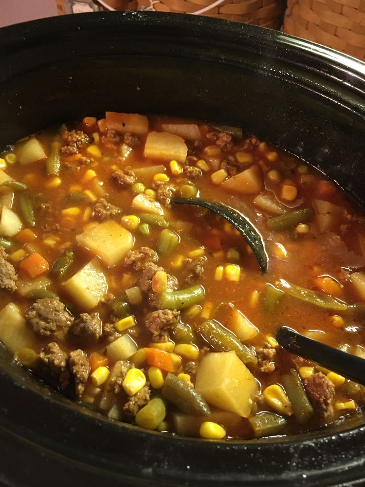 Hearty Crockpot Cowboy Soup – HOVERLAKE Recipe